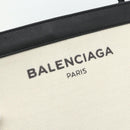 BALENCIAGA Shoulder Bag Canvas Black White 339937 Auth ka4118-17