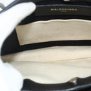 BALENCIAGA Shoulder Bag Canvas Black White 339937 Auth ka4118-11