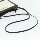 BALENCIAGA Shoulder Bag Canvas Black White 339937 Auth ka4118-7