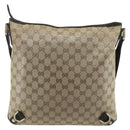 GUCCI GG Crystal Abbey Bag Coated Canvas Outlet Gold Brown 268642 Auth ka4121-3
