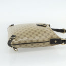 GUCCI GG Crystal Abbey Bag Coated Canvas Outlet Gold Brown 268642 Auth ka4121-5