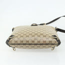 GUCCI GG Crystal Abbey Bag Coated Canvas Outlet Gold Brown 268642 Auth ka4121-9