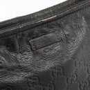 GUCCI GG Canvas Guccissima Shoulder Bag Leather Brown Gold 201446 Auth ka4129-14