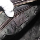 GUCCI GG Canvas Guccissima Shoulder Bag Leather Brown Gold 201446 Auth ka4129-16