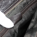 GUCCI GG Canvas Guccissima Shoulder Bag Leather Brown Gold 201446 Auth ka4129-22