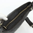 GUCCI GG Canvas Guccissima Shoulder Bag Leather Brown Gold 201446 Auth ka4129-6