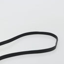 PRADA Vitterodino Shoulder Bag Leather Black Gold Auth ka4130-14