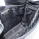 PRADA Schoudertas Nylon Leer Zwart Zilver Auth ka4132A-20