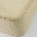 Salvatore Ferragamo Gancini Shoulder Bag Leather Beige Gold Auth ka4133-14