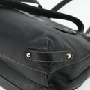 Salvatore Ferragamo Tote Bag Leather Black Silver Auth ka4136-15