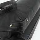 Salvatore Ferragamo Tote Bag Leather Black Silver Auth ka4136-16