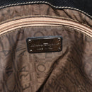 Salvatore Ferragamo Tote Bag Leather Black Silver Auth ka4136-10