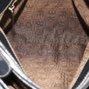 Salvatore Ferragamo Tote Bag Leather Black Silver Auth ka4136-11