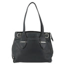 Salvatore Ferragamo Tote Bag Leather Black Silver Auth ka4136-13
