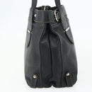 Salvatore Ferragamo Tote Bag Leather Black Silver Auth ka4136-3
