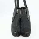 Salvatore Ferragamo Tote Bag Leather Black Silver Auth ka4136-4
