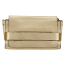 Chloe Chain Shoulder Bag Leather Gold Auth ka4137A-2