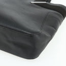 GUCCI Hand Bag Leather Black Silver 73983 Auth ka4138-9