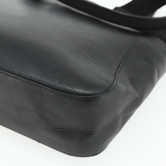GUCCI Hand Bag Leather Black Silver 73983 Auth ka4138