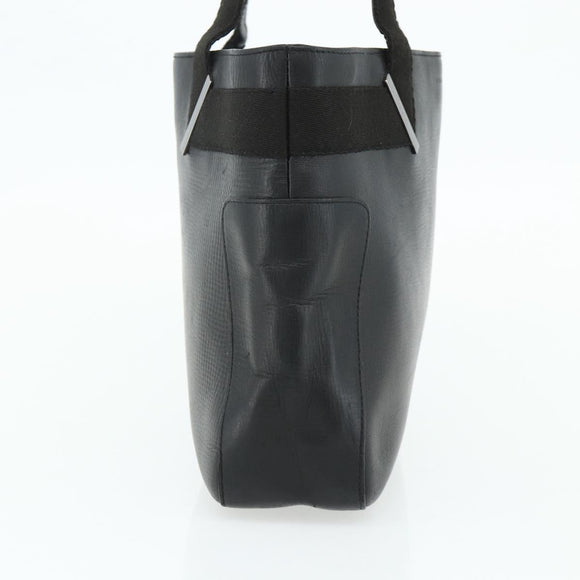 GUCCI Hand Bag Leather Black Silver 73983 Auth ka4138