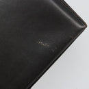 Salvatore Ferragamo Gancini Hand Bag Leather 2way Black Gold Auth ka4140-16