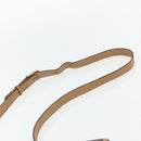 CELINE Macadam Canvas Shoulder Bag PVC Leather Brown Gold Auth ka4144-8