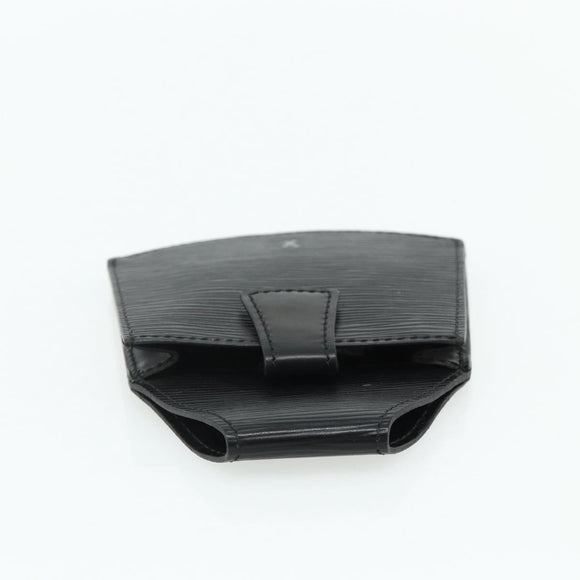 LOUIS VUITTON Epi Sherwood Sac Depaul Pouch 2 Set Black LV Auth ka4153