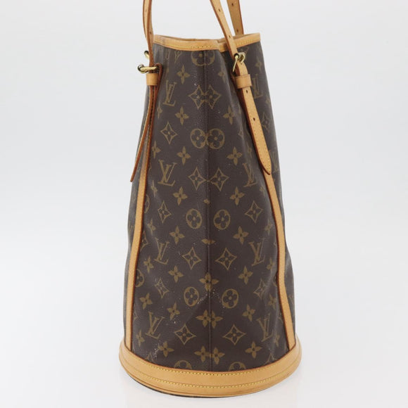 LOUIS VUITTON Monogram Bucket GM Shoulder Bag M42236 LV Auth ka4155