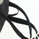 PRADA Backpack Nylon Khaki Silver Auth ka4156-14