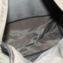 PRADA Backpack Nylon Khaki Silver Auth ka4156-11