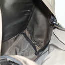 PRADA Backpack Nylon Khaki Silver Auth ka4156-20