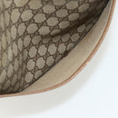 GUCCI GG Supreme Web Sherry Line Tote Bag PVC Beige Gold 39 02 003 Auth ka4157-19