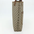 GUCCI GG Supreme Web Sherry Line Tote Bag PVC Beige Gold 39 02 003 Auth ka4157-4