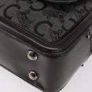 CELINE C Sulky Tote Bag Canvas Gray Silver Auth ka4159-16