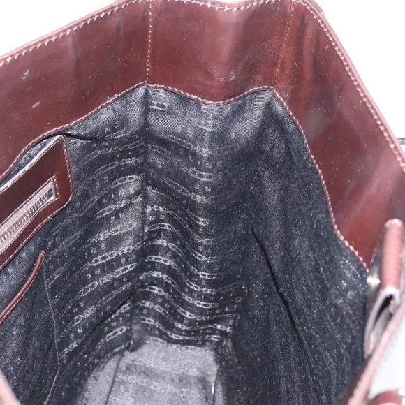 CELINE C Sulky Tote Bag Canvas Gray Silver Auth ka4159