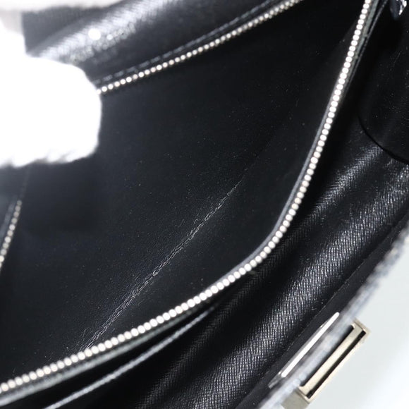 LOUIS VUITTON Taiga Selenga Clutch Bag Ardoise M30782 LV Auth ka4166
