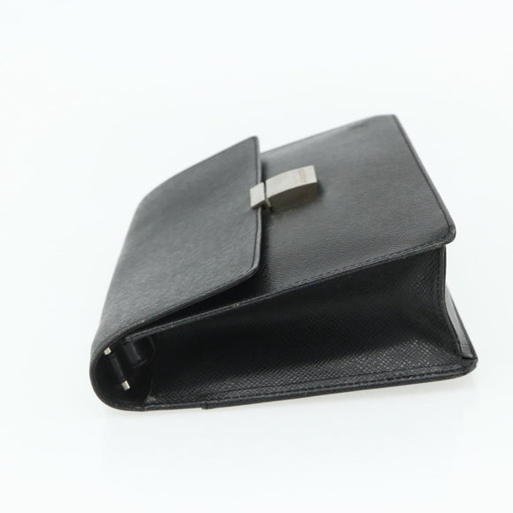 LOUIS VUITTON Taiga Selenga Clutch Bag Ardoise M30782 LV Auth ka4166