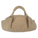 LOEWE Nappa Aire Anagram Hand Bag Leather Gold Auth ka4168A-2