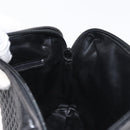 BALLY Chain Shoulder Bag Leather Black Gold Auth ka4169A-19