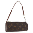 LOUIS VUITTON Monogram Papillon Pouch LV Auth ka4174-1