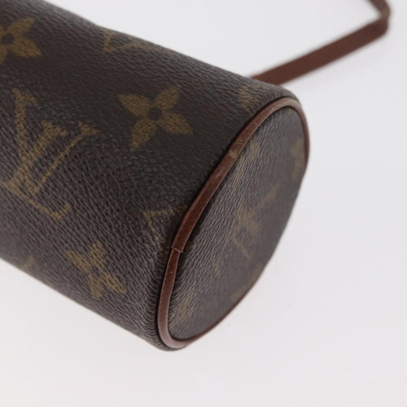 LOUIS VUITTON Monogram Papillon Pouch LV Auth ka4174