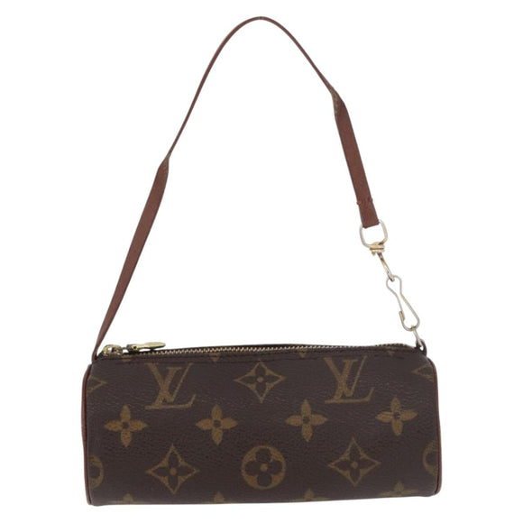 LOUIS VUITTON Monogram Papillon Pouch LV Auth ka4174