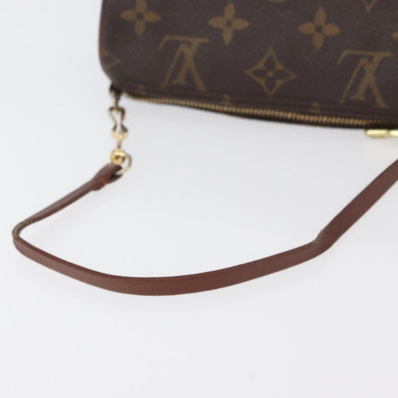 LOUIS VUITTON Monogram Papillon Pouch LV Auth ka4174