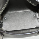 Salvatore Ferragamo Gancini Hand Bag Leather Bronze Silver Auth ka4175-11
