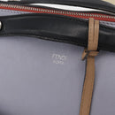 FENDI By The Way Medium Handtas Leer 2-weg Paars Zilver Auth ka4177A-19