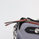 FENDI By The Way Medium Handtas Leer 2-weg Paars Zilver Auth ka4177A-10