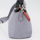 FENDI By The Way Medium Handtas Leer 2-weg Paars Zilver Auth ka4177A-4