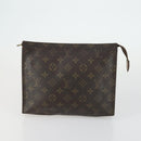 LOUIS VUITTON Monogram Clutch Bag 2 Set LV Auth ka418-2
