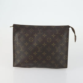 LOUIS VUITTON Monogram Clutch Bag 2 Set LV Auth ka418 - 0