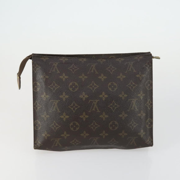 LOUIS VUITTON Monogram Clutch Bag 2 Set LV Auth ka418